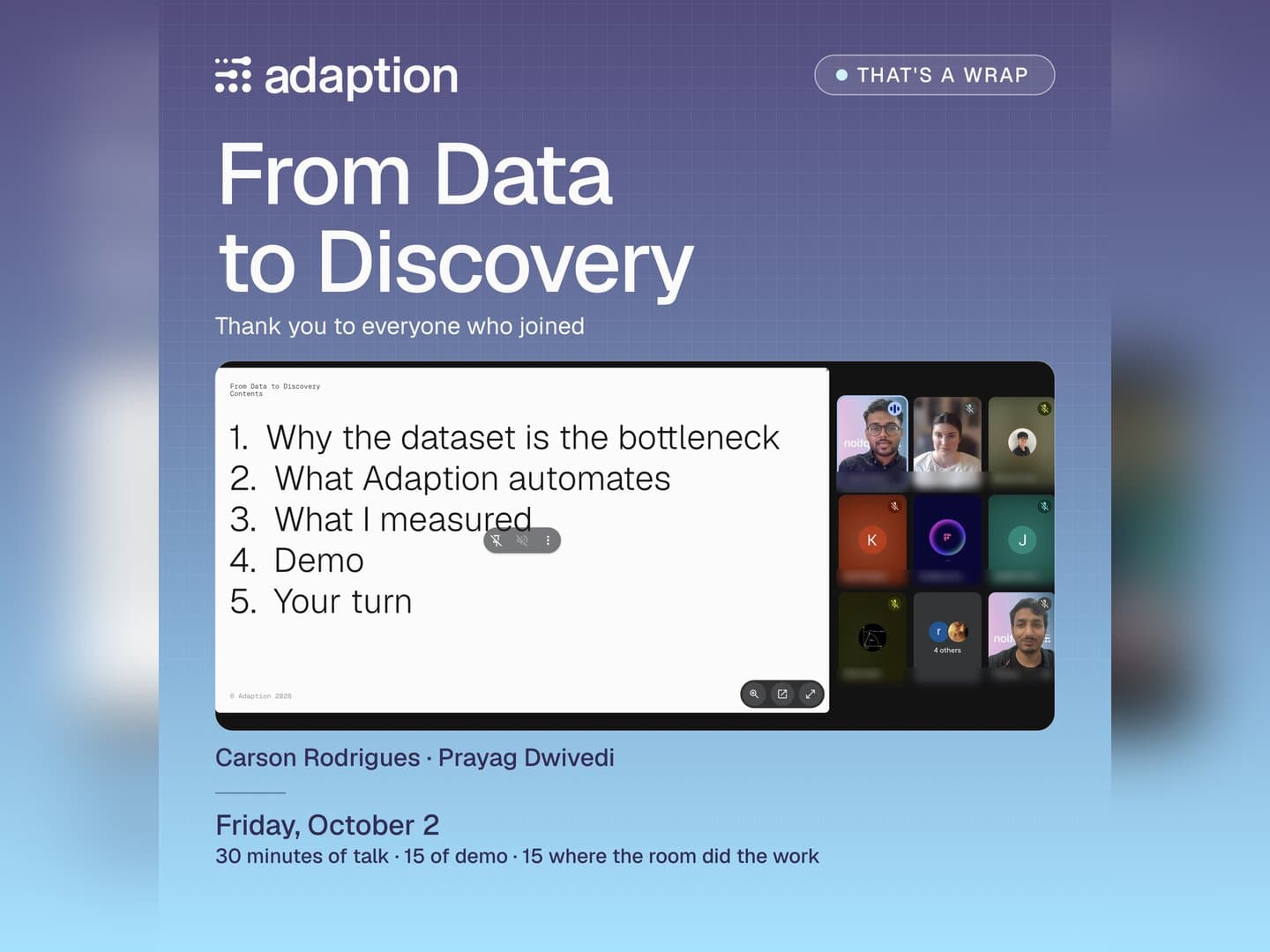 From Data to Discovery: Automating the Model Adaptation Loop – photo 2